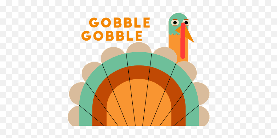 Thanksgiving Turkey Sticker - Thanksgiving Turkey Gobble Gobble Gobble Png,Thanksgiving Turkey Icon