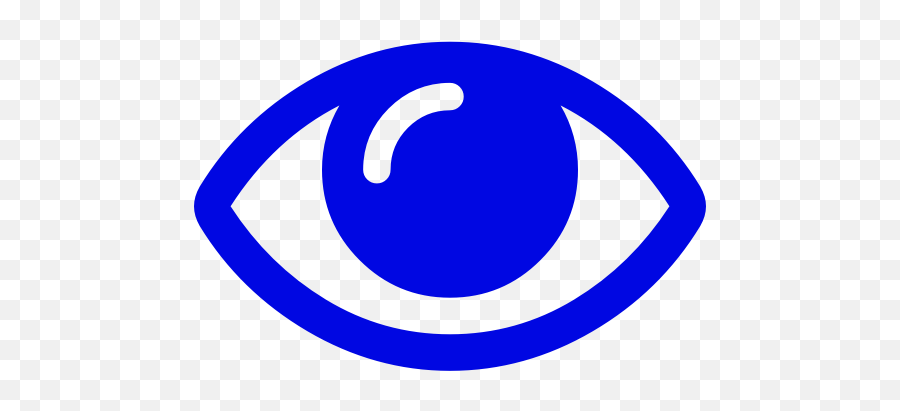 Blue Eye Symbol Png Icon - Eye Open Icon Png,White Eye Icon