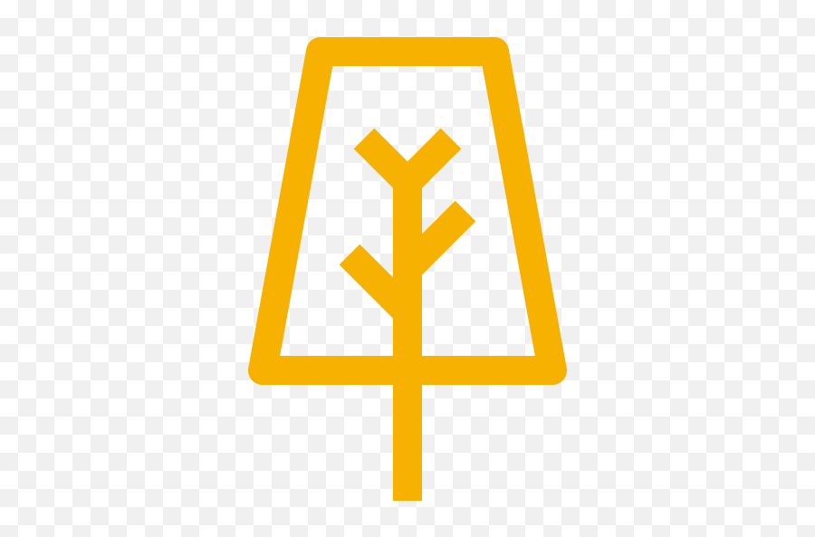 Tree Symbol Png Yellow - Arbol Azul Logo Icono,Tree Icon