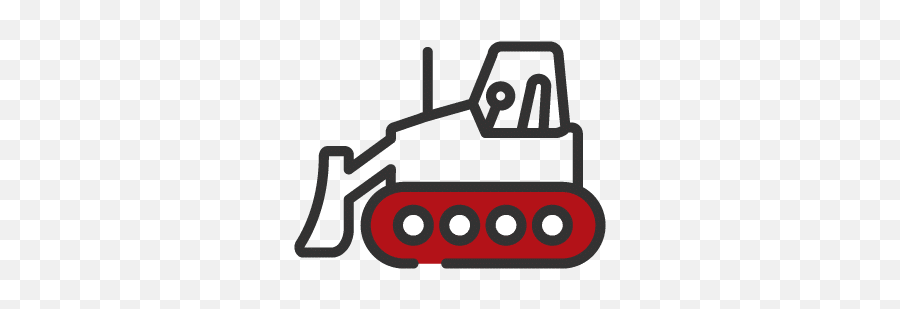 Services - Jim Smith Contracting Simple Bulldozer Outline Png,Heavy Equipment Icon