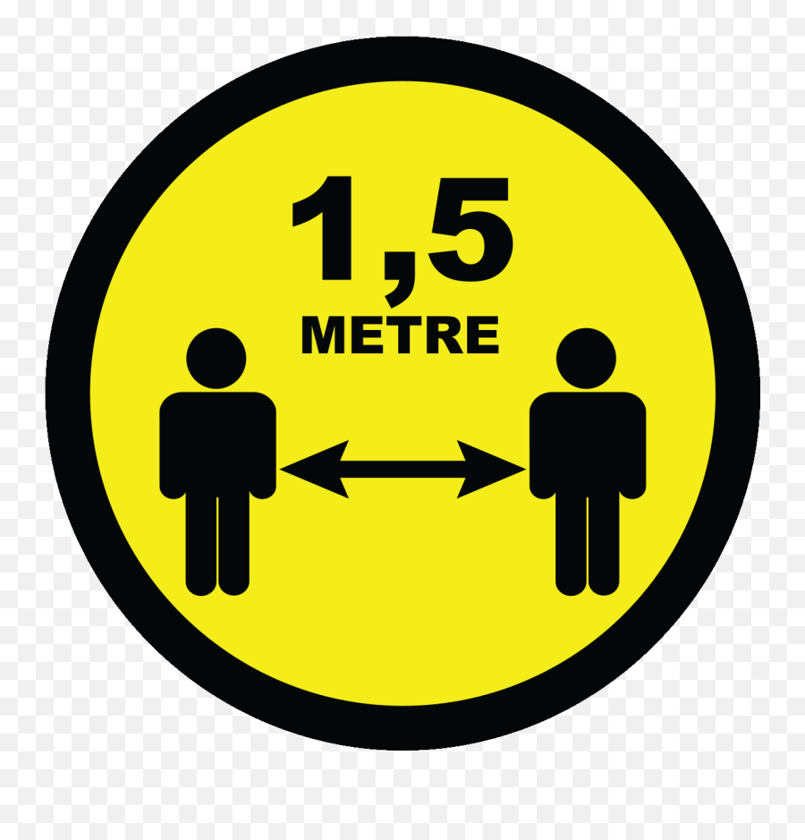 Floor Sticker Covid19 Obligatory Distance To Be Respected - Covid 19 Distance Stickers Png,Wc3 Apple Icon
