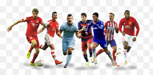 Football Players Transparent Background - Png