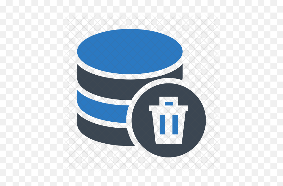 Delete Database Icon Of Flat Style - User Database Icon Png,Delete Png