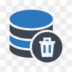 Delete Database Icon Of Flat Style - User Database Icon Png,Delete Png