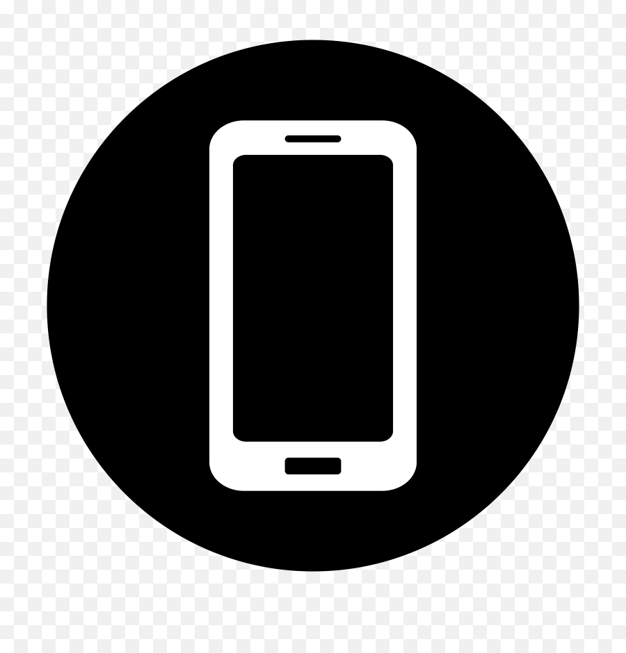 Mobile Phone Icon Png - Clip Art Library Phone Black And White Icon,Phone Logo Png