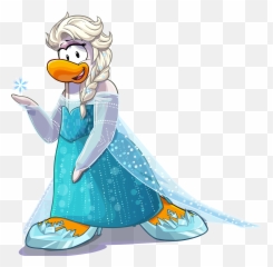 Elsa And Anna - Club Penguin Elsa Transparent Cartoon Png,Elsa Transparent