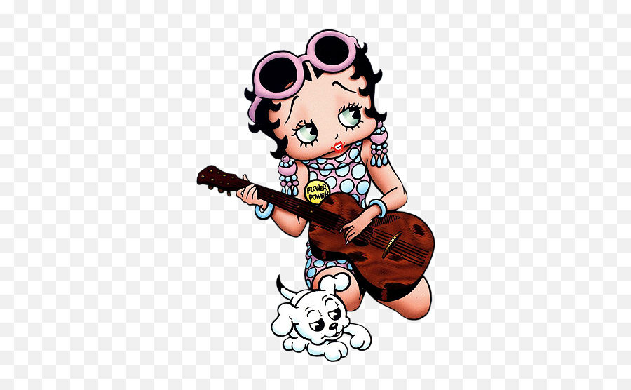Download Hd Tubes Png Betty Boop 1tubes - Betty Boop Guitar Png,Betty Boop Png