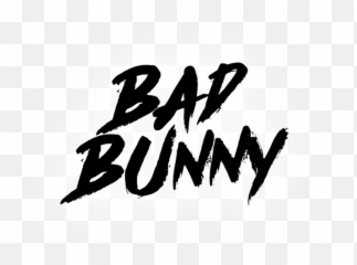 Silhouette Of Bad Bunny Png Image - Calligraphy,Bad Bunny Png