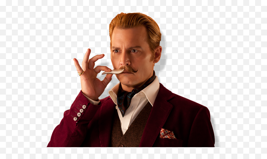 Download Mortdecai Character - U201c Johnny Depp Tickle Png Aristocrat Mustache,Johnny Depp Png