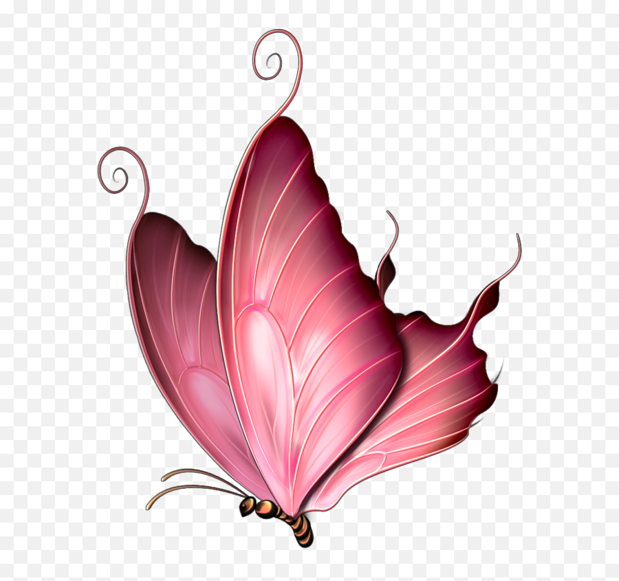 Pink Butterfly Png Image - Pink Butterfly Png,Butterfly Png Clipart