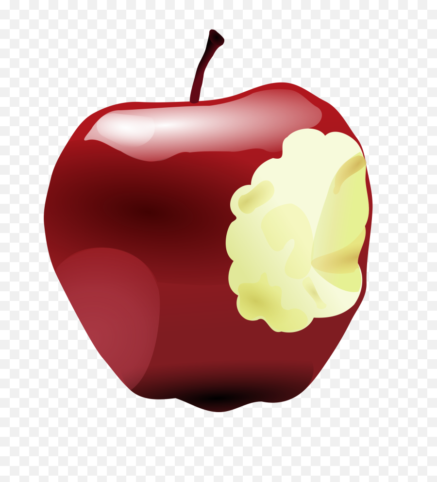 Download Glitter Clipart Apple - Apple Bite Clipart Png,Bitten Apple Png