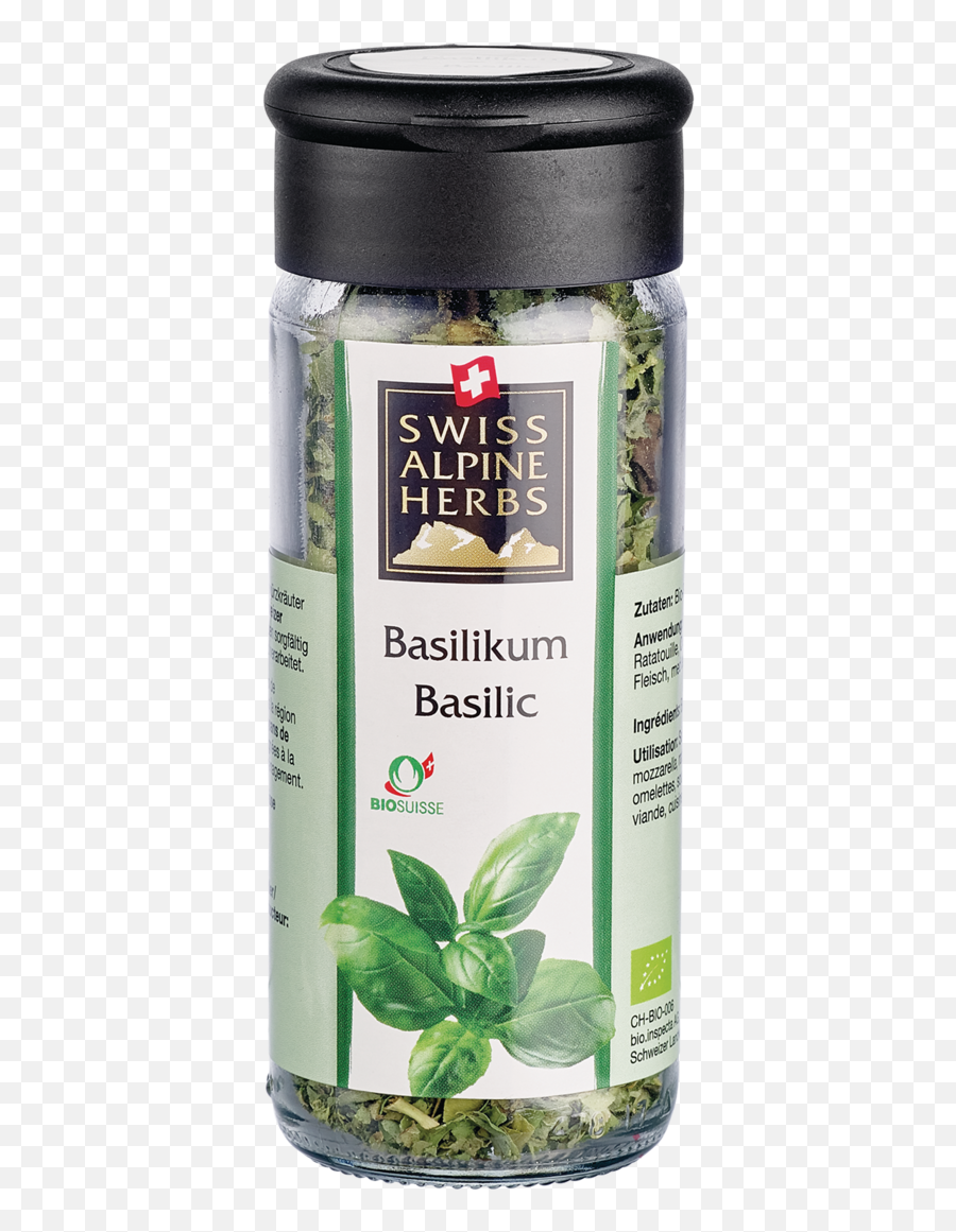 Organic Basil 8g - Swiss Alpine Herbs Png,Basil Png
