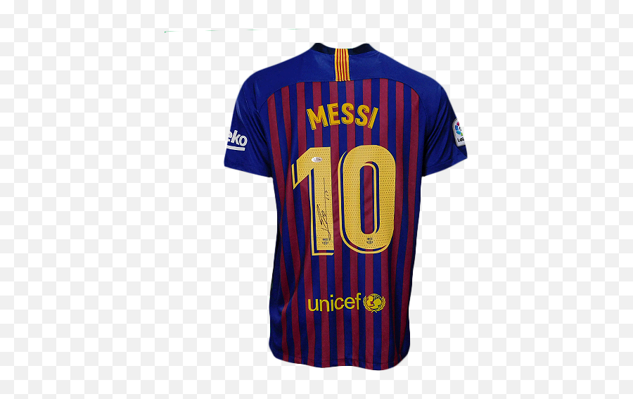 Lionel Messi Signed Fc Barcelona Soccer Jersey Beckett - Barcelona Png,Lionel Messi Png