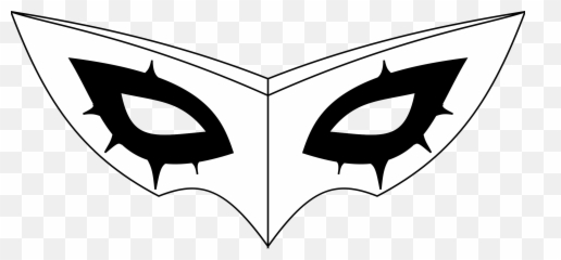 Persona 5 Joker Mask Png Free - Persona 5 Joker Mask Png,Persona 5 Logo Png