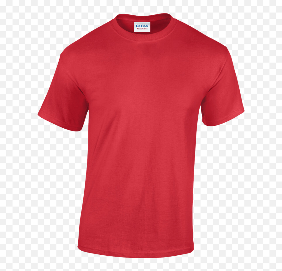 T - Shirt Printing Custom Printed Tshirts U0026 Embroidery Gildan Heavy Cotton Red T Shirt Png,Red Shirt Png