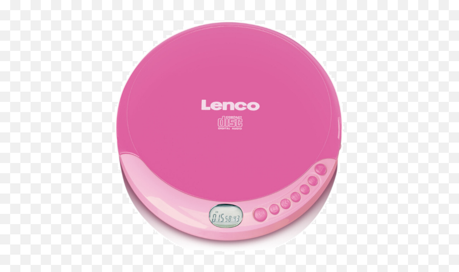 Lenco Cd - 011 Portable Cd Player Pink Png,Pink Subscribe Button Png