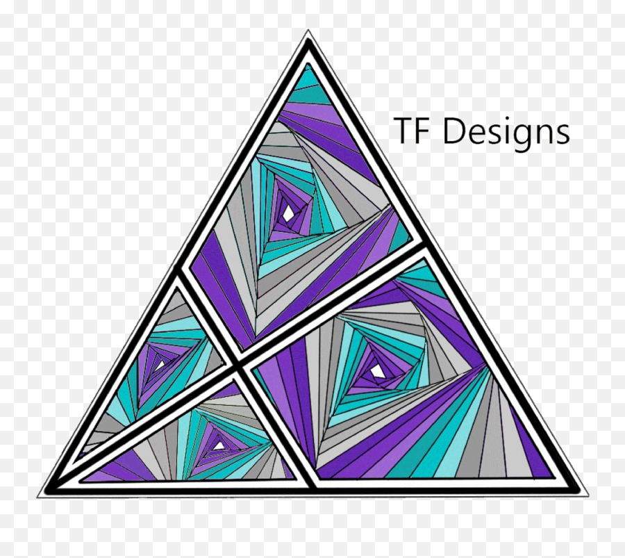 Tf Designs - Quilt Or Blanket Quilt Shop Custom School Spirit Triangle Png,Tf Logo