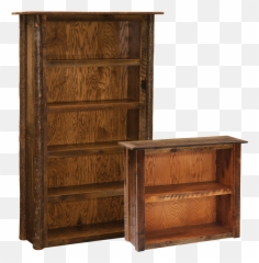 Barn Wood Bookshelf Transparent - Shelf Png,Bookshelf Png