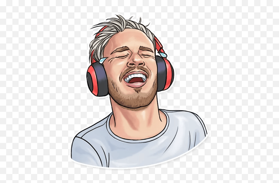 Pewdiepie Png Image Background - Pewdiepie Sticker Telegram,Pewdiepie Png