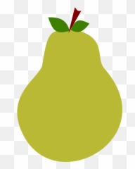 Pear - Green Pear Clipart Png,Pears Png