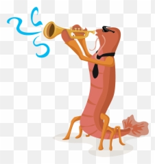 Trumpet Crawfish Clip Art - New Orleans Free Vector png