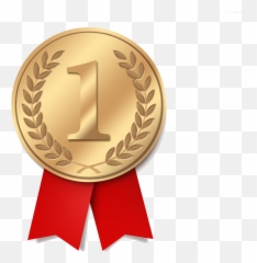 Gold Medal Png Transparent Images - Vector