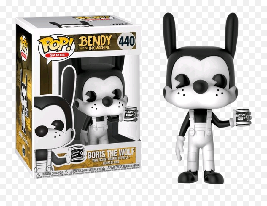 Bendy And The Ink Machine - Boris The Wolf With Beans Us Pop Vinyl Bendy And The Ink Machine Png,Bendy And The Ink Machine Logo