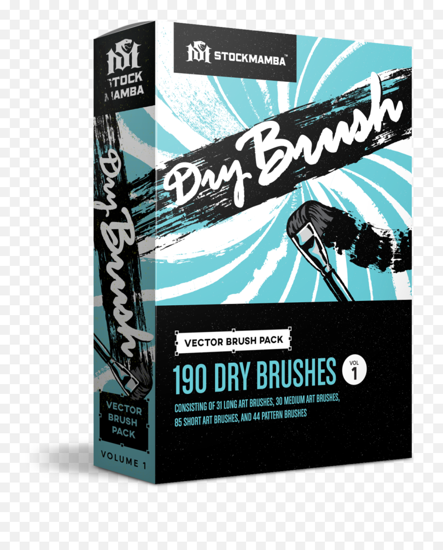 Dry Brush Vector Pack - Volume 1 Flyer Png,Brushes Png