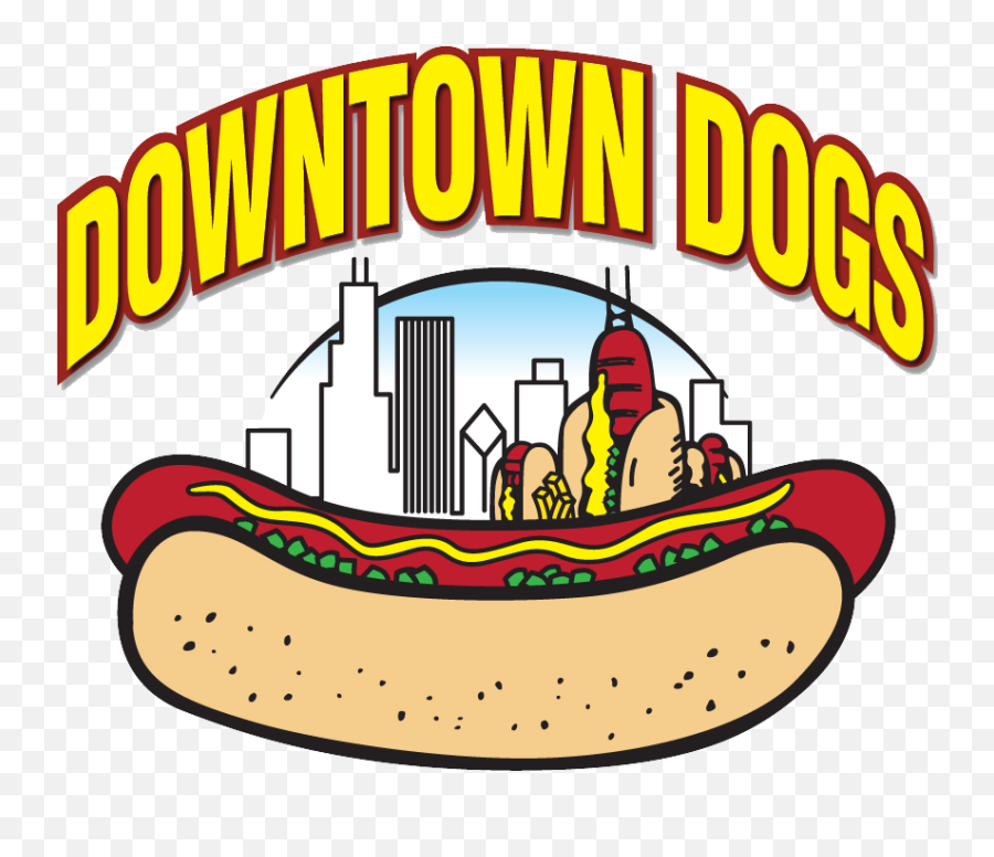 Download Food Clipart Chicago - Style Hot Dog Downtown Dogs Downtown Dogs Png,Hot Dog Clipart Png