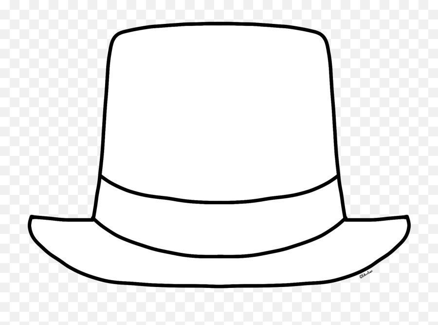 Hats Clipart Black And White - Hat Black And White Clip Art Png,Transparent Hats