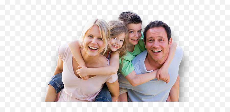 Family Png Transparent Image - Married Couple With Two Kids,Family Png