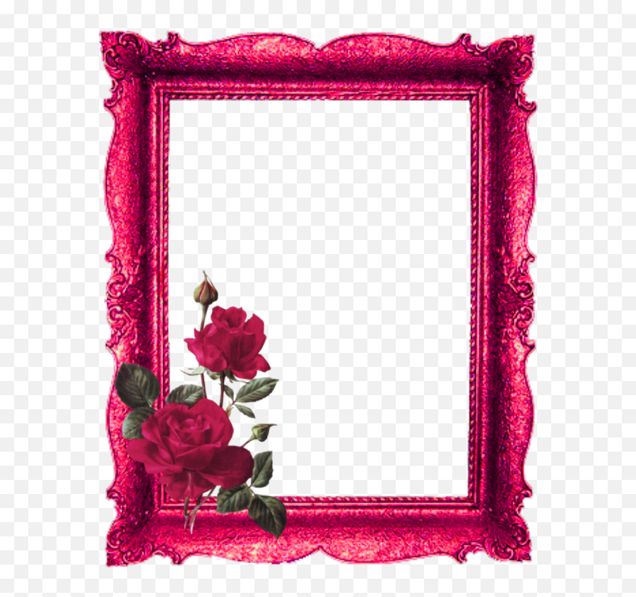 Download Mq Red Roses Frame Frames Border Borders - Picture Portable Network Graphics Png,Png Frames And Borders