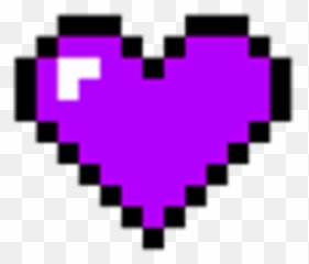 Transparent 8 - Bit Heart Purple Roblox Png