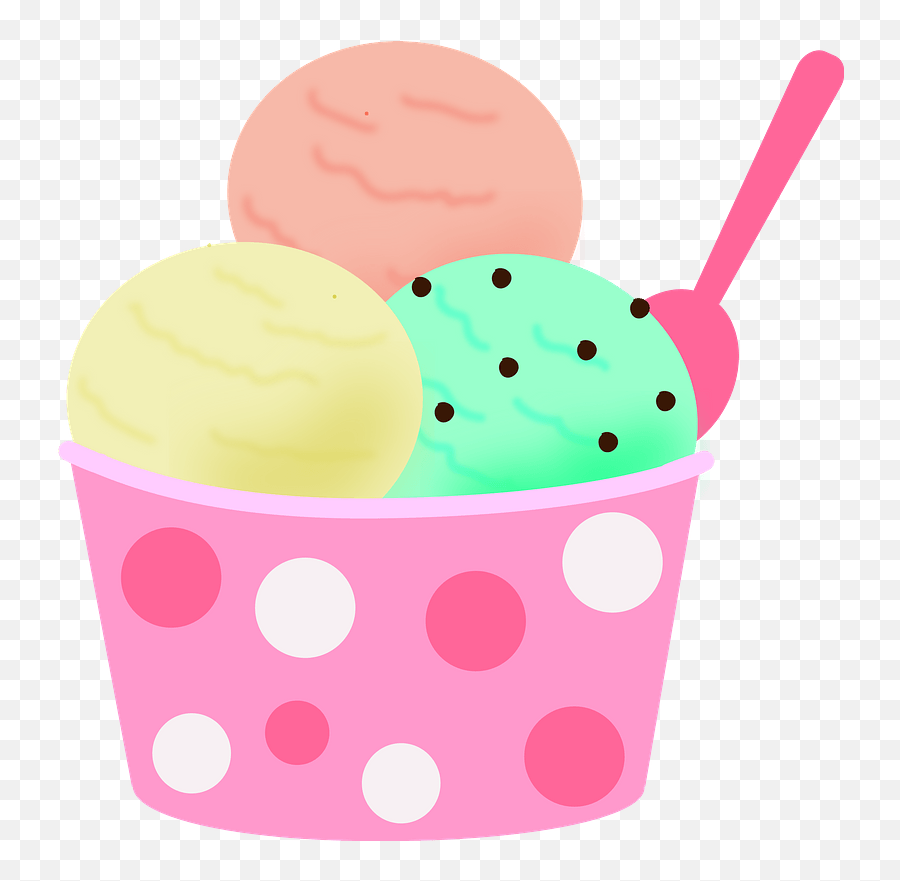 Scoops Of Ice Cream In A Cup Clipart Free Download - Ice Cream Scoop In Cup Clipart Png,Ice Cream Clipart Transparent