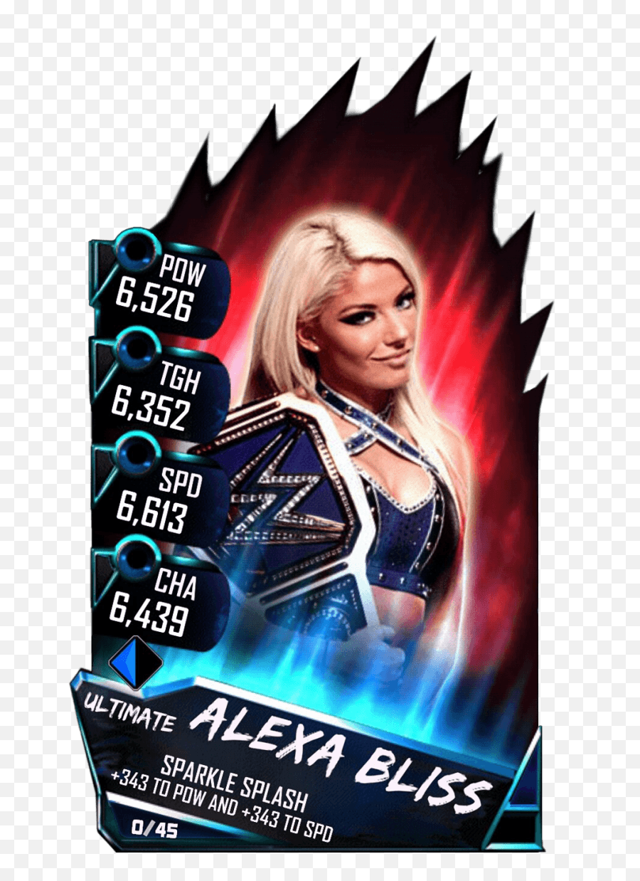 Alexa Bliss - Wwe Supercard Portrait Pack Png,Alexa Bliss Png