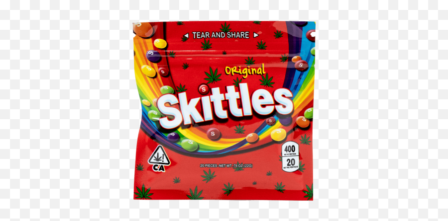 Medicated Skittles 400mg Thc Edible - Skittles Weed Edibles Png,Skittles Png