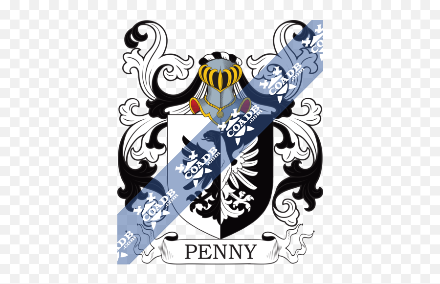 Family Crest Coat Of Arms And Name History - Walters Coat Of Arms Png,Penny Png