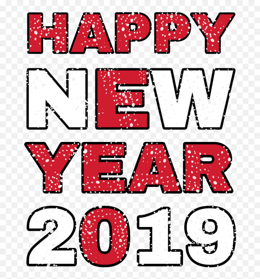Happy New Year Png 2019 - Clip Art,Happy New Year 2019 Transparent Background