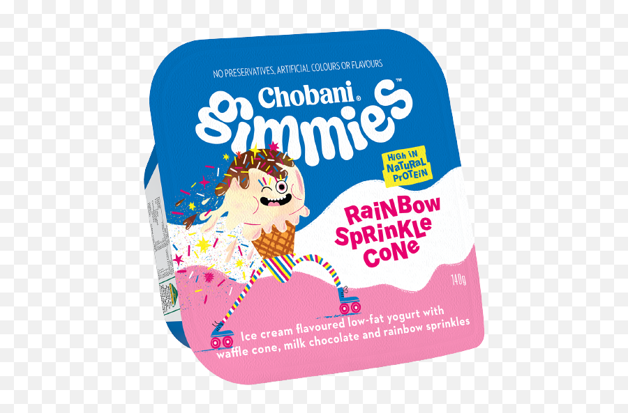 Rainbow Sprinkle Cone Chobani Png Sprinkles Transparent