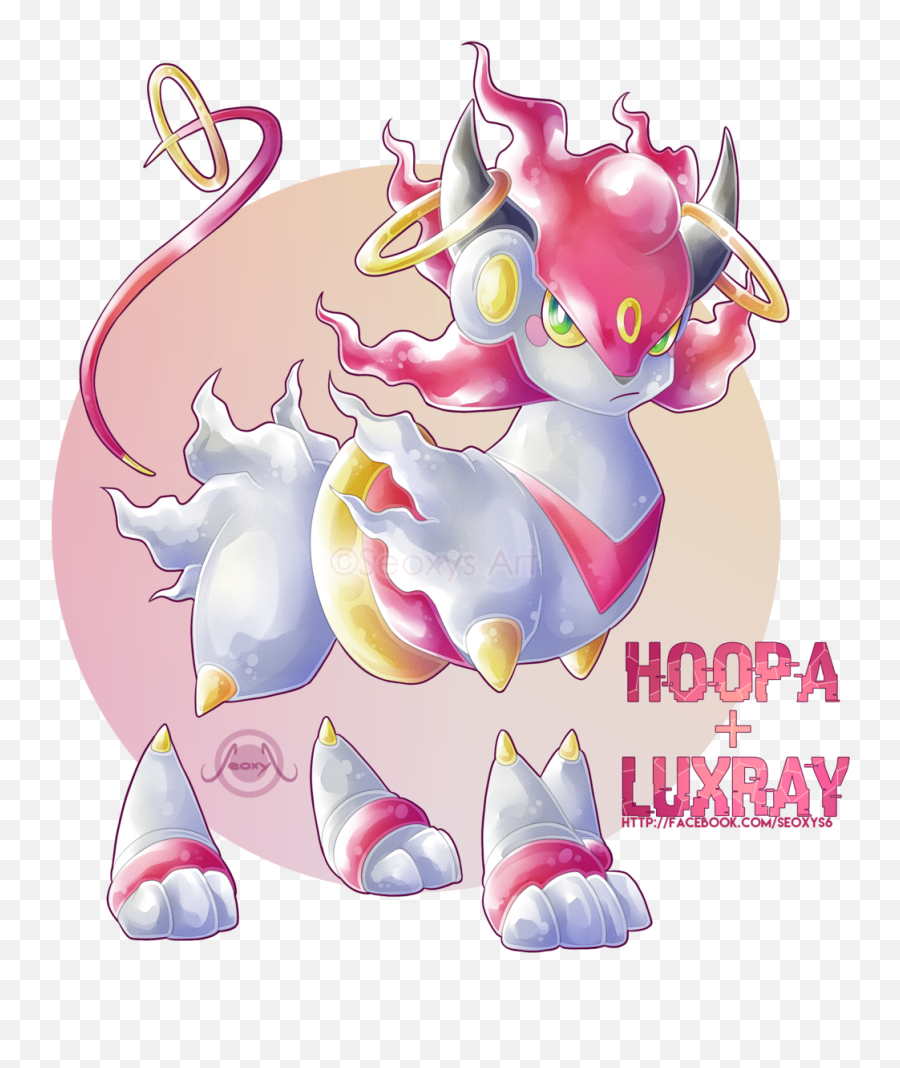 Hoopa Luxray - Pokemon Fusion Hoopa Png,Luxray Png