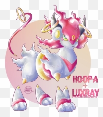 Hoopa Luxray - Pokemon Fusion Hoopa Png,Luxray Png