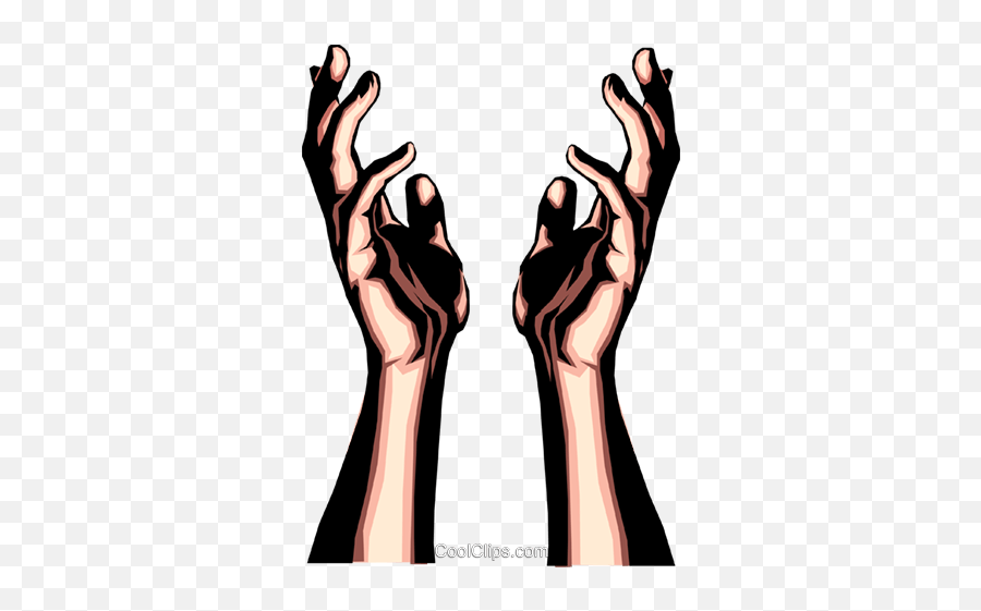 Download Hands Reaching Upwards Royalty - Hand Png Clipart Receiving,Hand Reaching Png