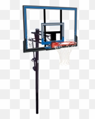 Spalding 50 Polycarbonate In - Ground Basketball Hoop Streetball Png,Basketball Rim Png