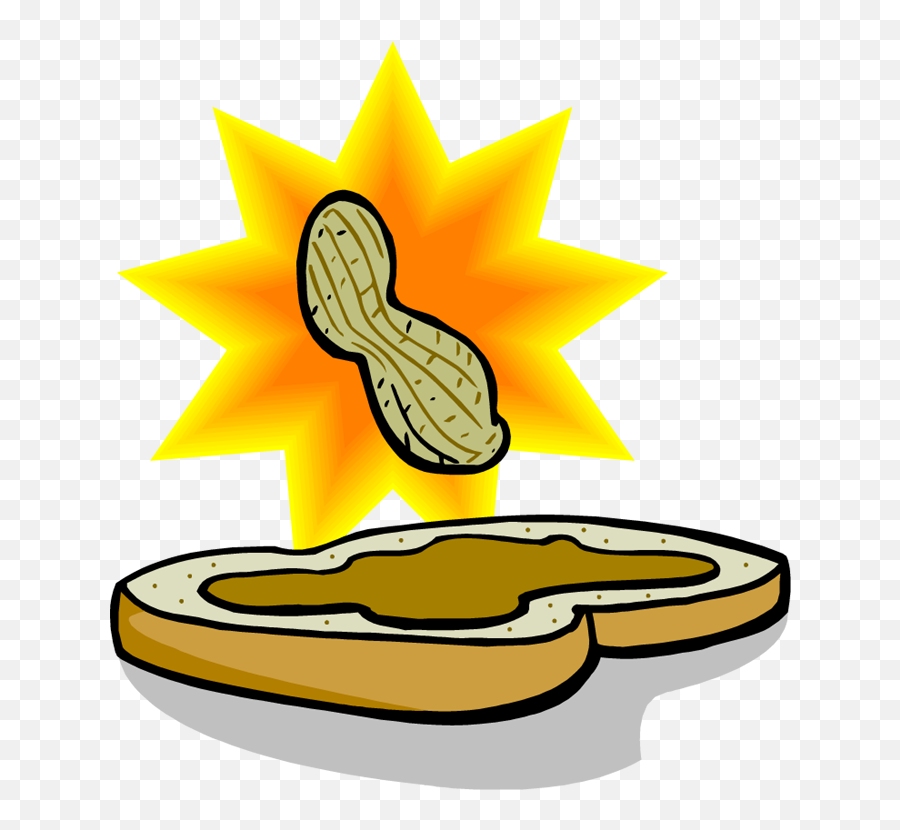 Peanut Butter And Jelly Sandwich Cartoon - Clip Art Library Plain Peanut Butter Sandwich Clipart Png,Peanut Butter Jelly Time Aim Icon