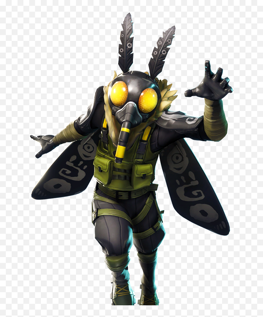 Epic Mothmando Outfit Fortnite Cosmetic Png Fornite