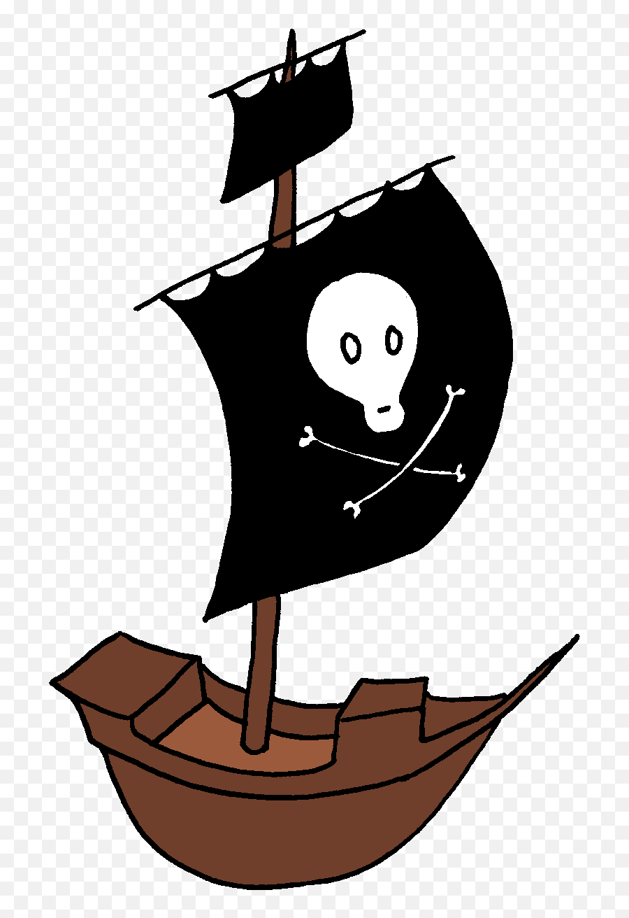 Download Cartoon Pirate Ship Png - Boat Cartoon Pirate Ship,Pirate Ship Png