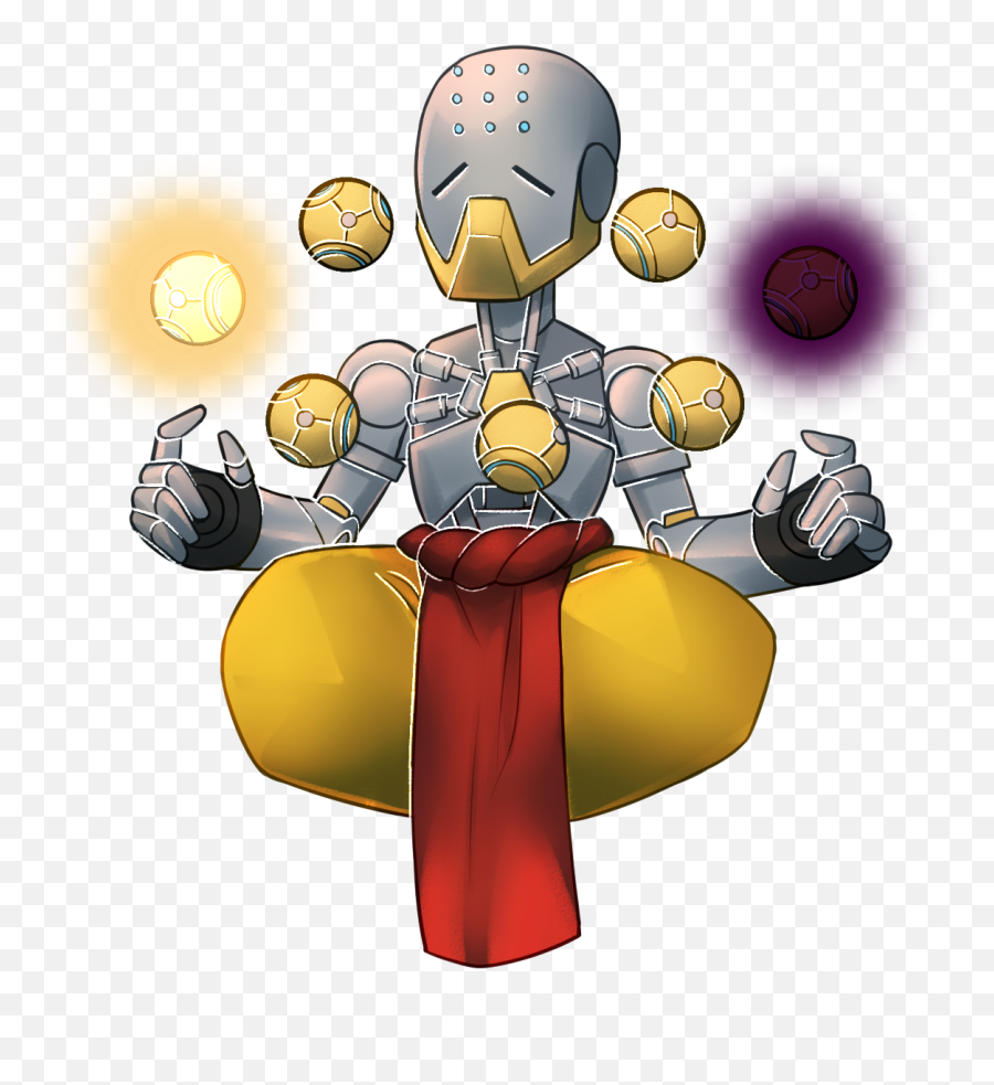 Batghostgirlfan U2014 Mistahmuffins Full Coloredrendered Chibi - Zenyatta Png,Zenyatta Png