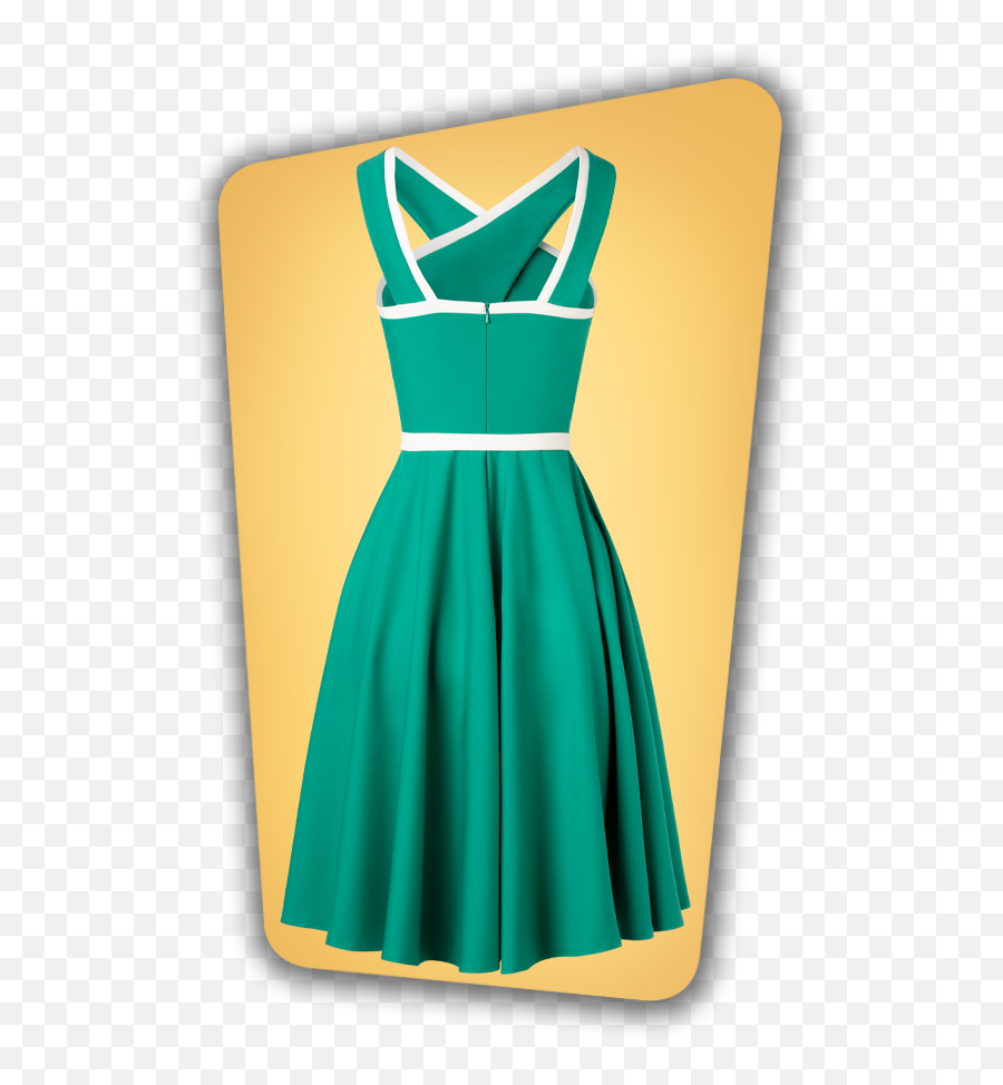 Dorothy Swing Dress In Turquoise - Glamour Bunny Sleeveless Png,Glamour Icon