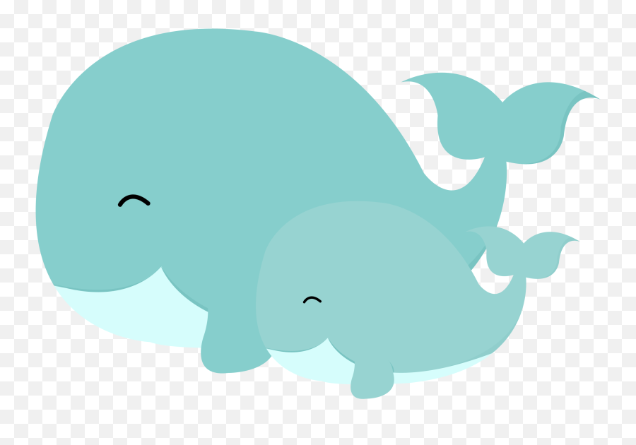 Baby Whale Png Hd Pictures - Vhvrs Mom And Baby Animal Clipart,Baby Png