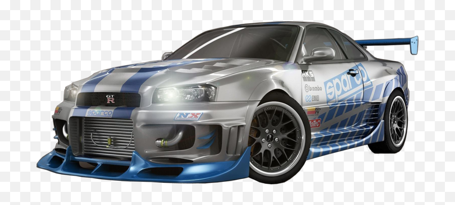 The Fast And Furious Car Png Official Psds - Nissan Skyline Gtr R38,Cars Png Image